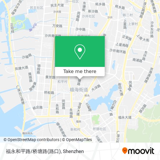 福永和平路/桥塘路(路口) map