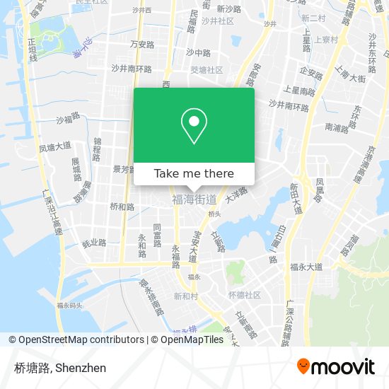 桥塘路 map