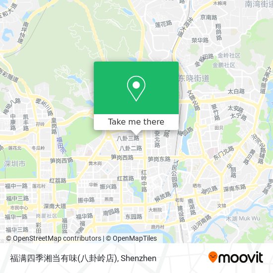 福满四季湘当有味(八卦岭店) map