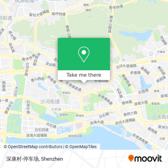 深康村-停车场 map