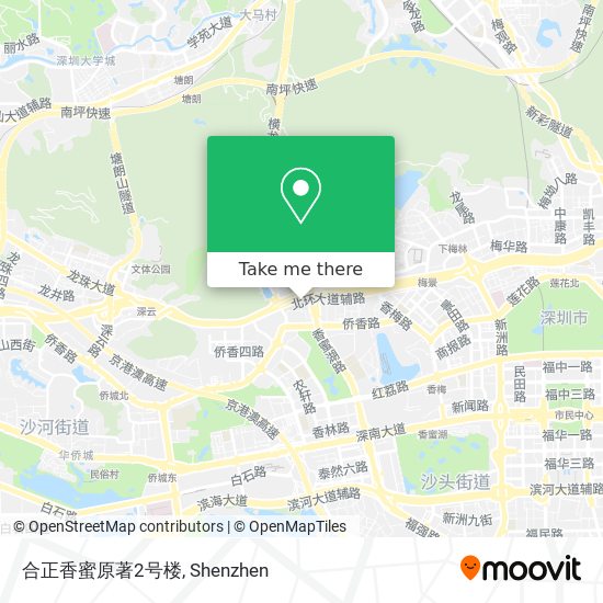 合正香蜜原著2号楼 map