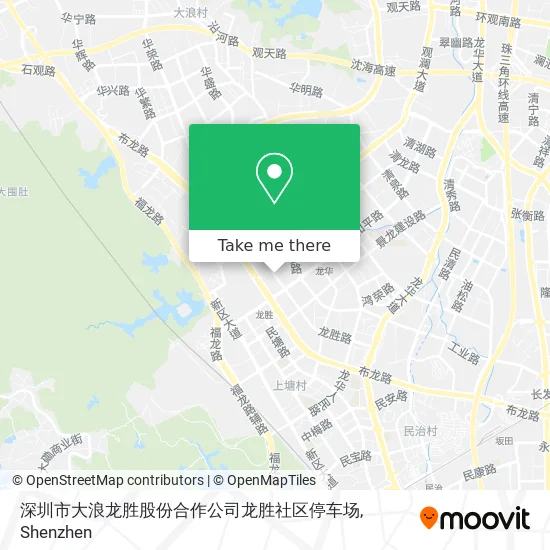 深圳市大浪龙胜股份合作公司龙胜社区停车场 map