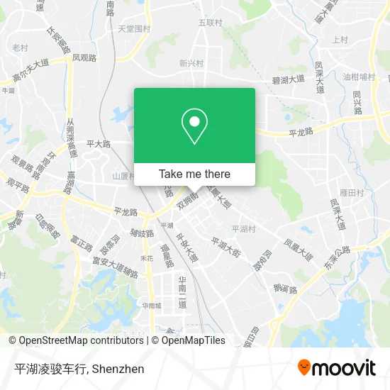 平湖凌骏车行 map