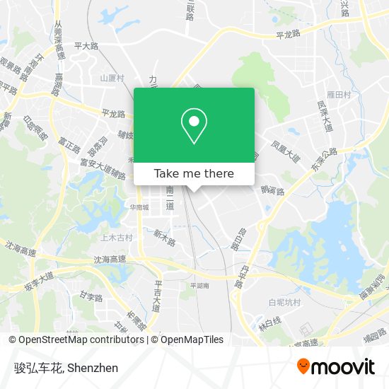 骏弘车花 map