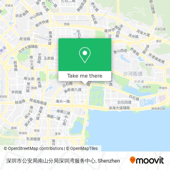 深圳市公安局南山分局深圳湾服务中心 map