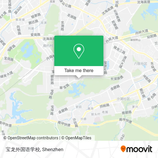 宝龙外国语学校 map