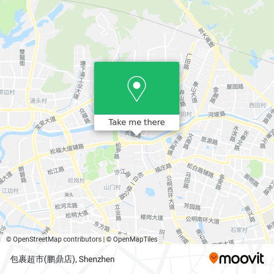 包裹超市(鹏鼎店) map