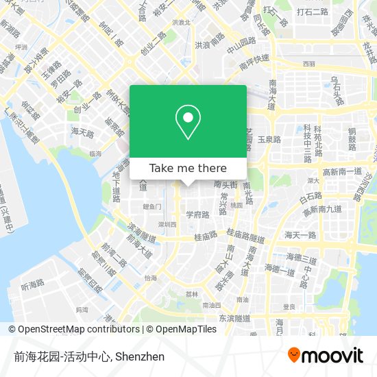 前海花园-活动中心 map