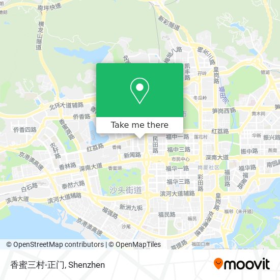 香蜜三村-正门 map