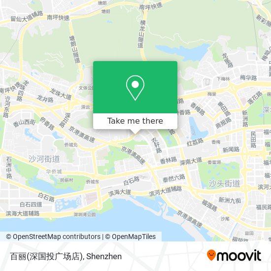 百丽(深国投广场店) map