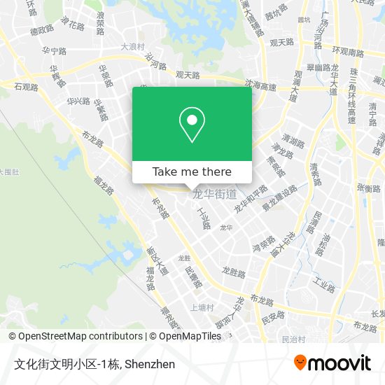 文化街文明小区-1栋 map