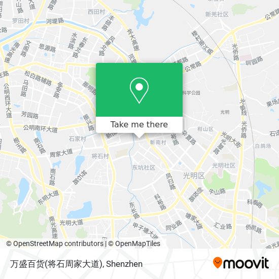 万盛百货(将石周家大道) map