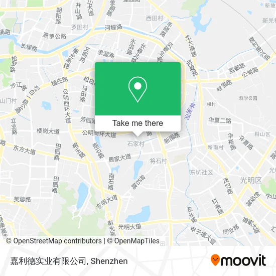 嘉利德实业有限公司 map