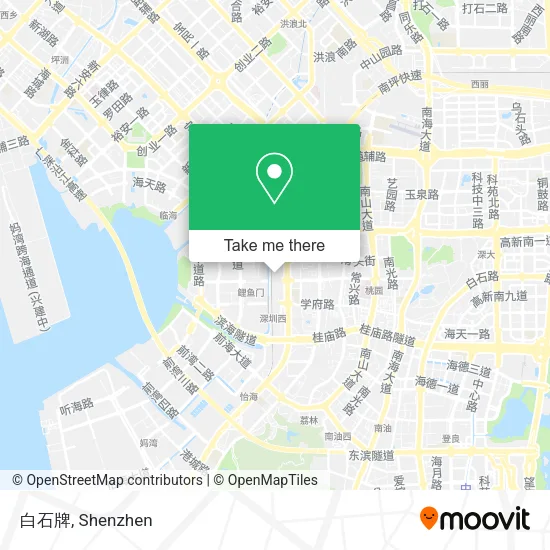 白石牌 map
