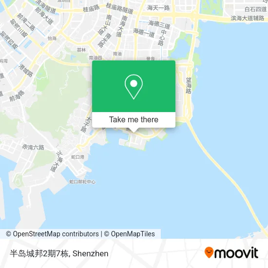 半岛城邦2期7栋 map