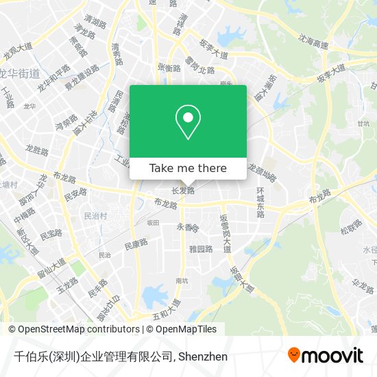 千伯乐(深圳)企业管理有限公司 map