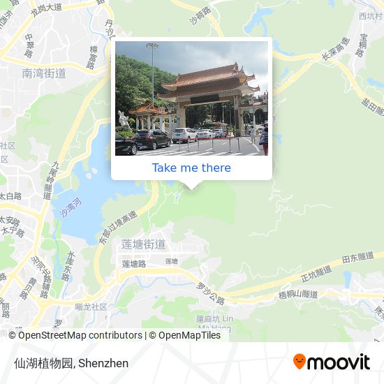 仙湖植物园 map