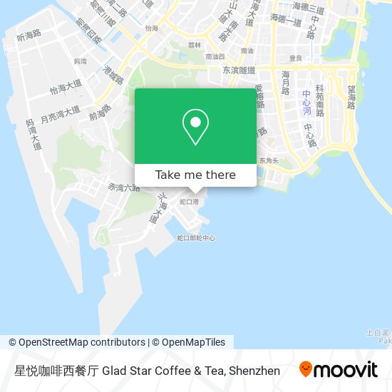 星悦咖啡西餐厅 Glad Star Coffee & Tea map
