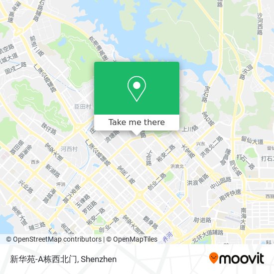 新华苑-A栋西北门 map