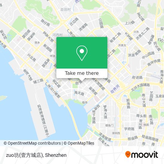zuo坊(壹方城店) map