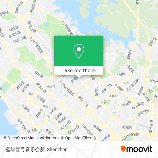 蓝钻壹号音乐会所 map