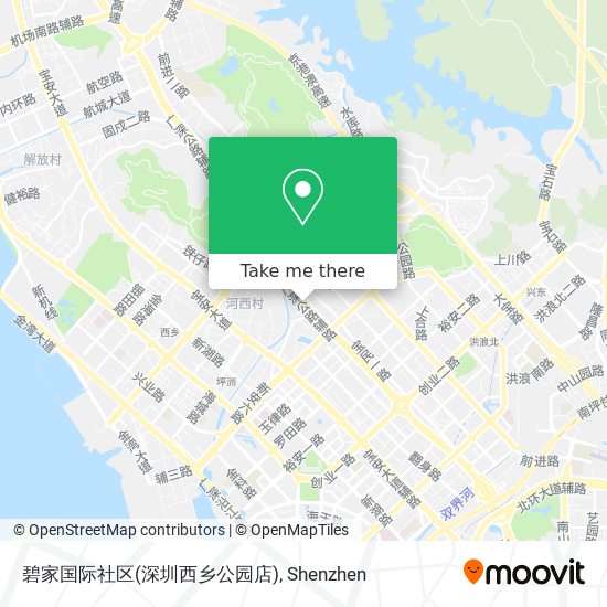 碧家国际社区(深圳西乡公园店) map