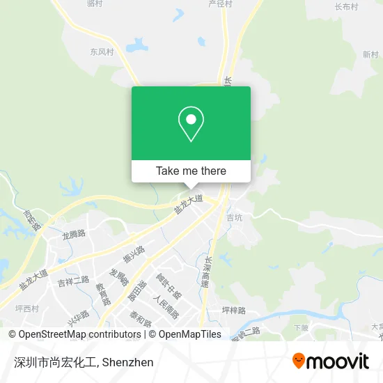 深圳市尚宏化工 map