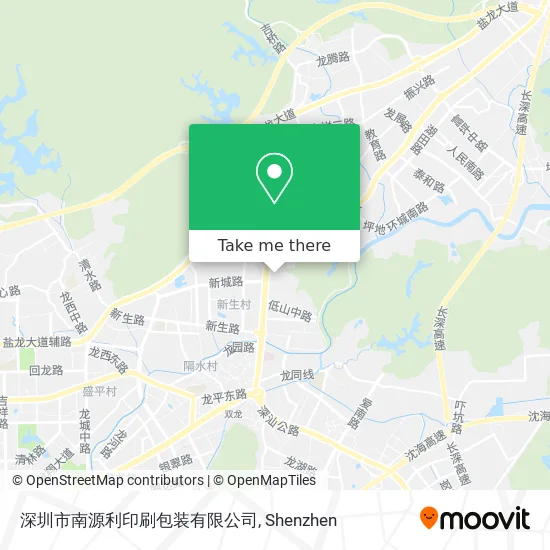 深圳市南源利印刷包装有限公司 map