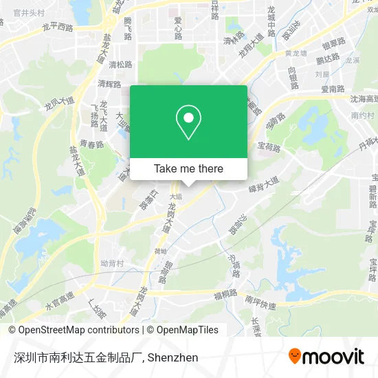 深圳市南利达五金制品厂 map