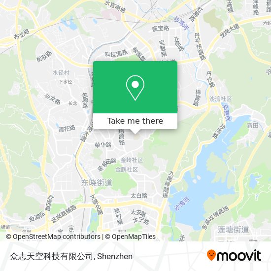 众志天空科技有限公司 map