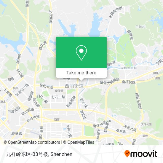 九祥岭东区-33号楼 map