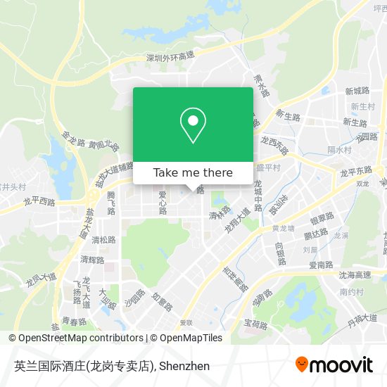 英兰国际酒庄(龙岗专卖店) map