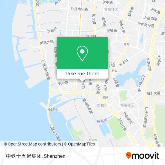 中铁十五局集团 map