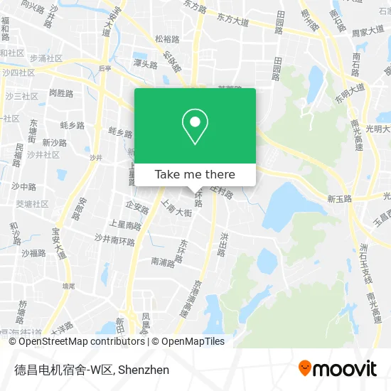 德昌电机宿舍-W区 map