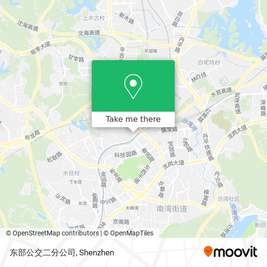 东部公交二分公司 map