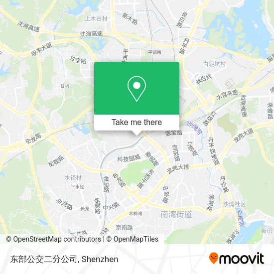 东部公交二分公司 map