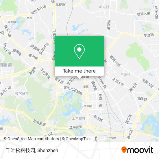 千叶松科技园 map