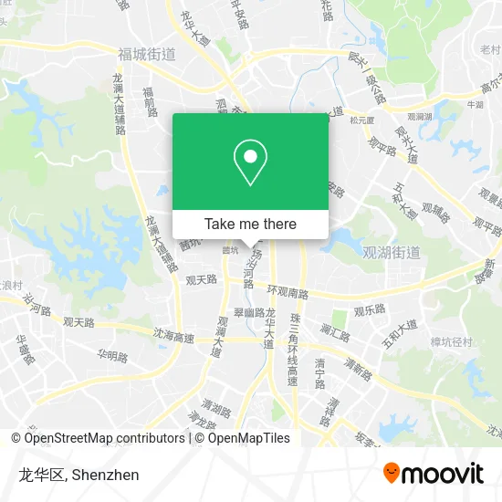 龙华区 map