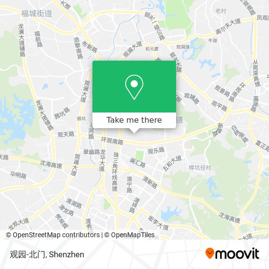 观园-北门 map