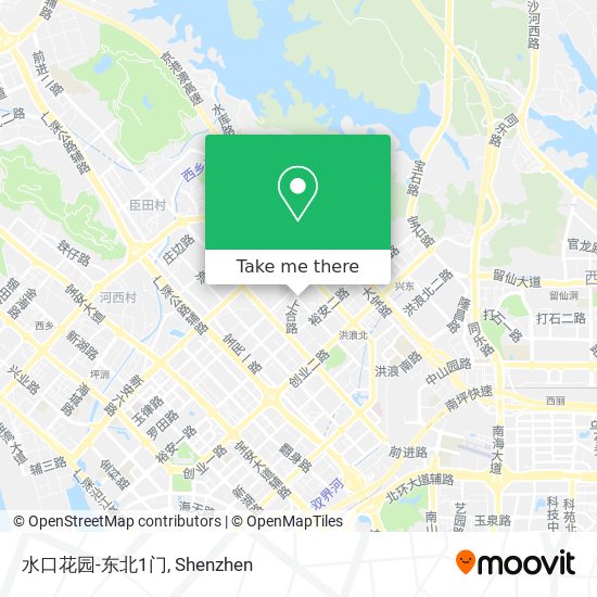 水口花园-东北1门 map