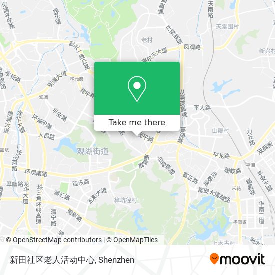 新田社区老人活动中心 map