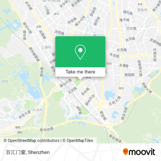 百汇门窗 map