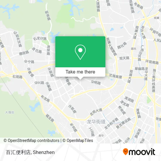 百汇便利店 map