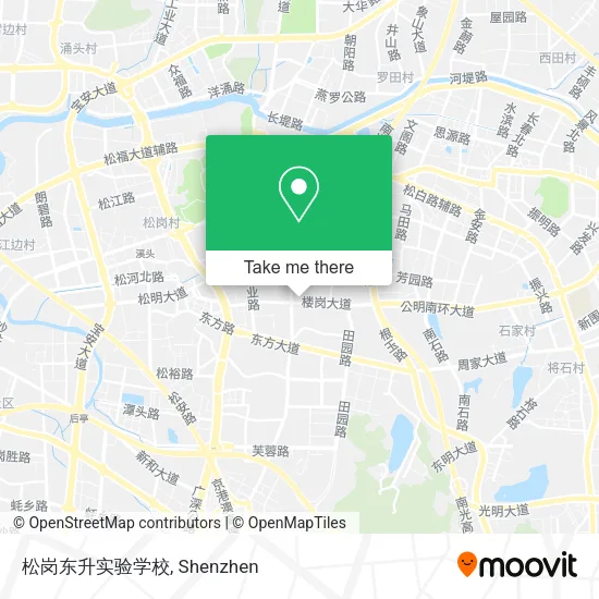 松岗东升实验学校 map