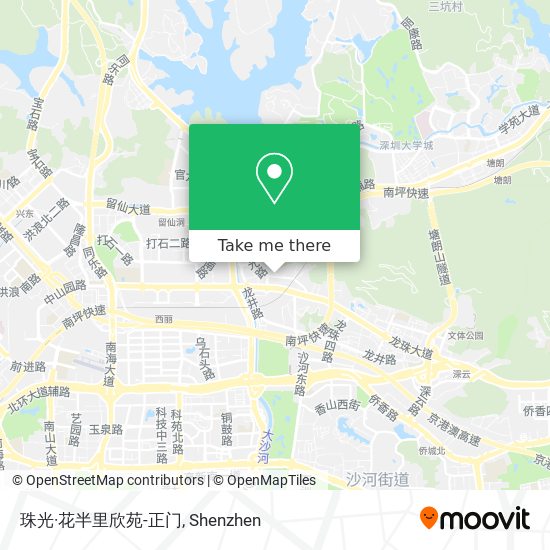 珠光·花半里欣苑-正门 map