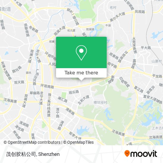 茂创胶粘公司 map