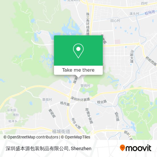 深圳盛本源包装制品有限公司 map