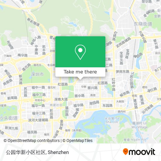 公园华新小区社区 map