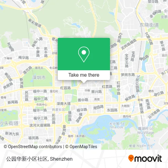 公园华新小区社区 map