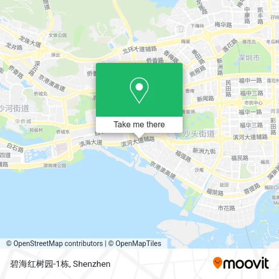碧海红树园-1栋 map